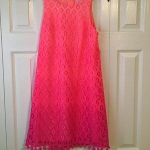 Cute Ombre Lilly Pulitzer Dress with Tassel Detail on Bottom - Size S